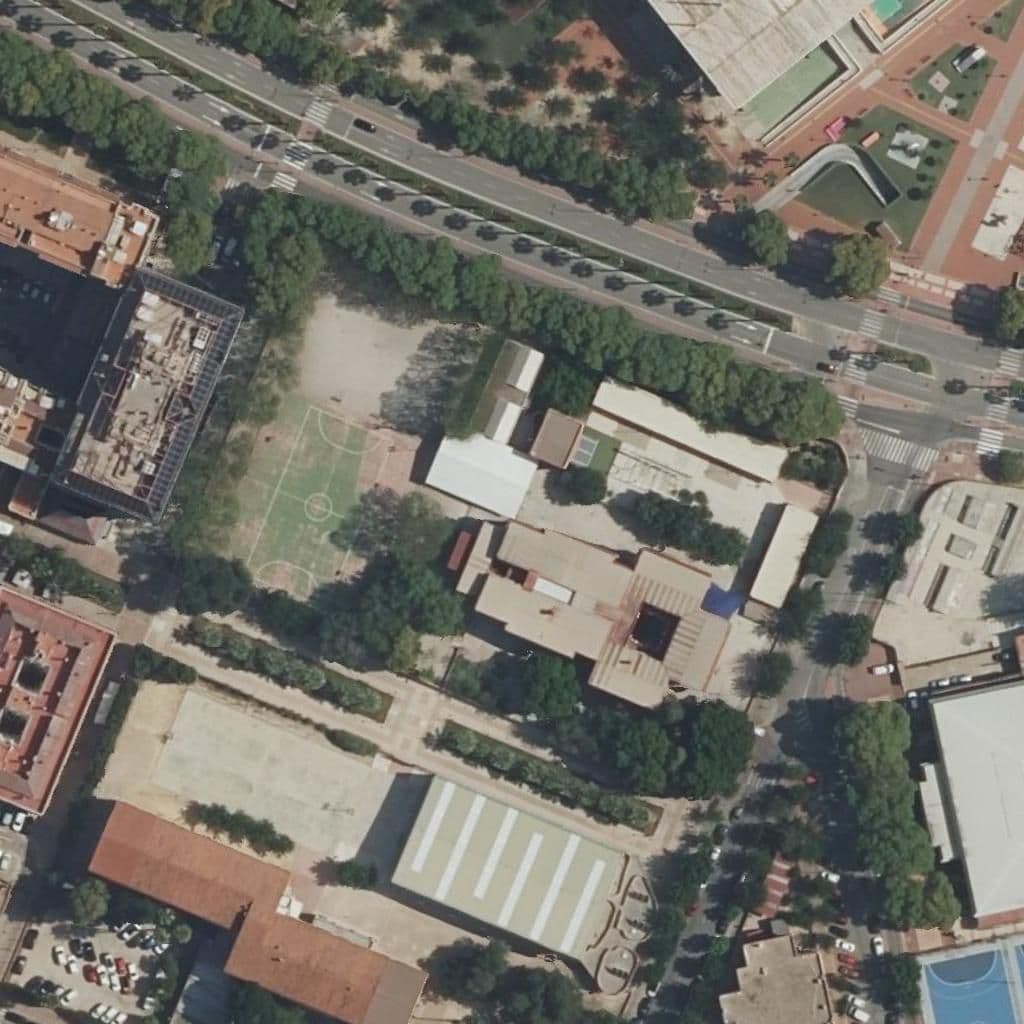 Aerial view of the grounds of SANTA MARÍA DE GRACIA
