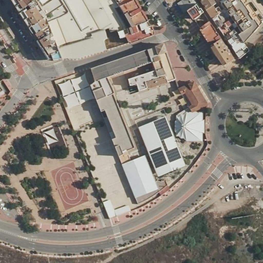 Aerial view of the grounds of NTRA. SRA. DE LA CONSOLACIÓN