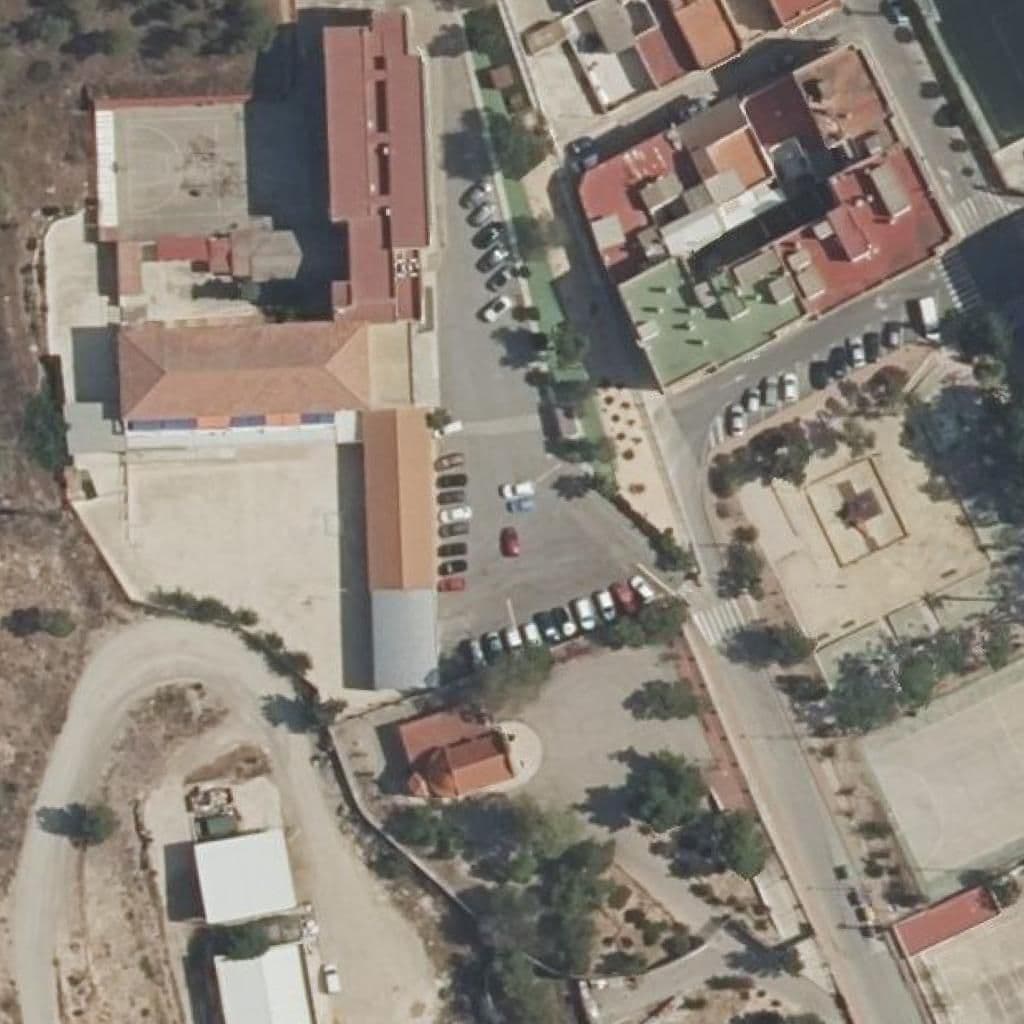 Aerial view of the grounds of LA MILAGROSA