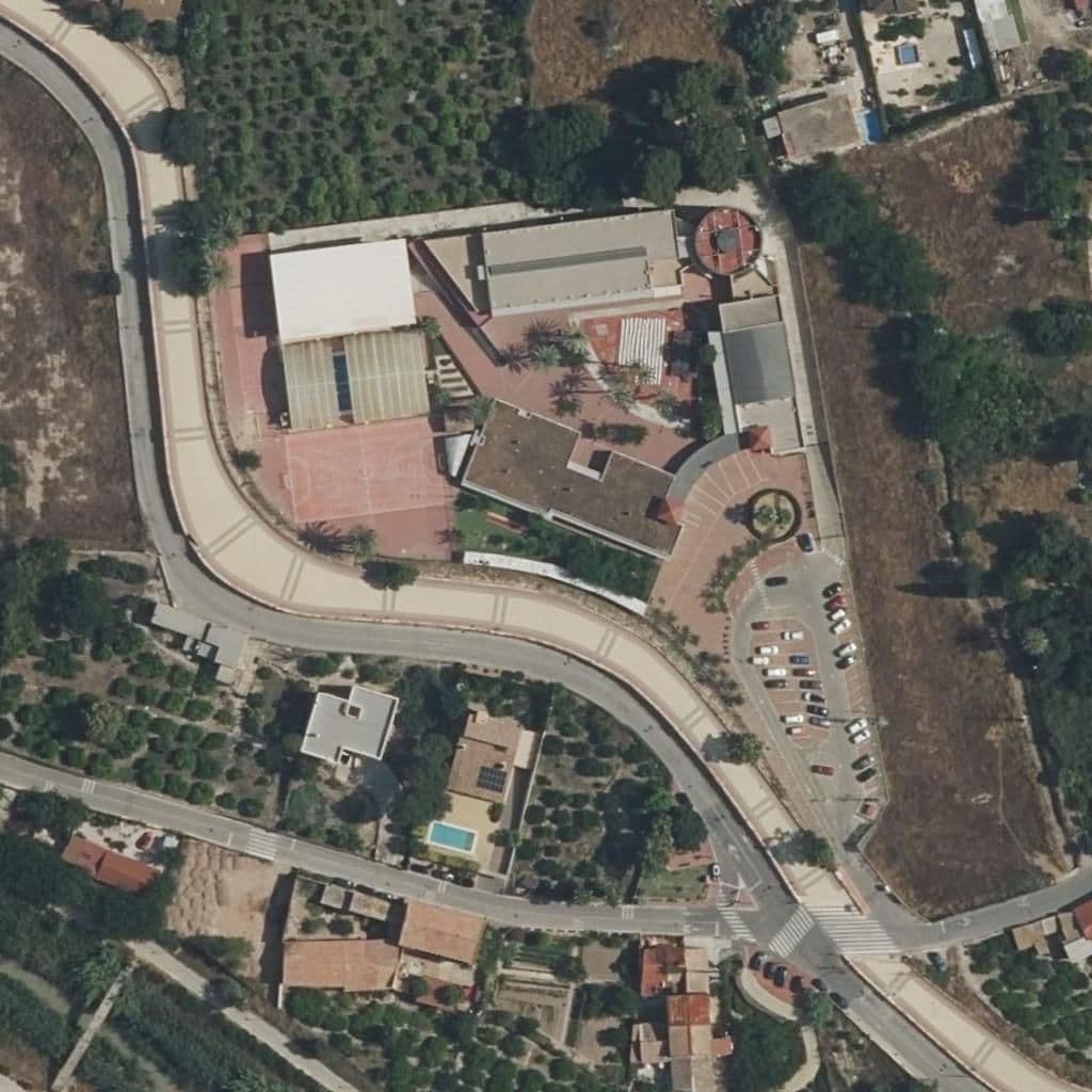 Вид сверху на территорию школы «CENTRO DE EDUCACIÓN AYS»