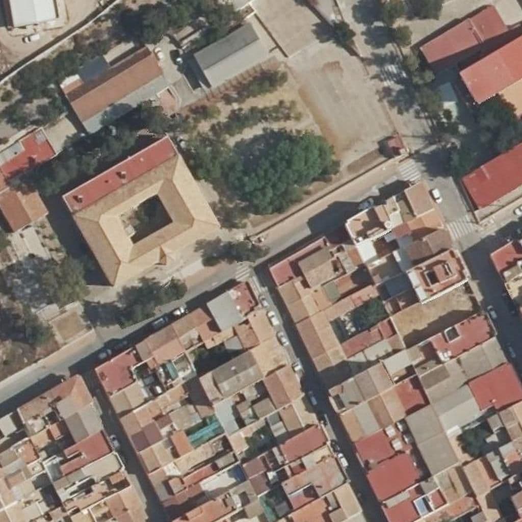 Aerial view of the grounds of EDUCA