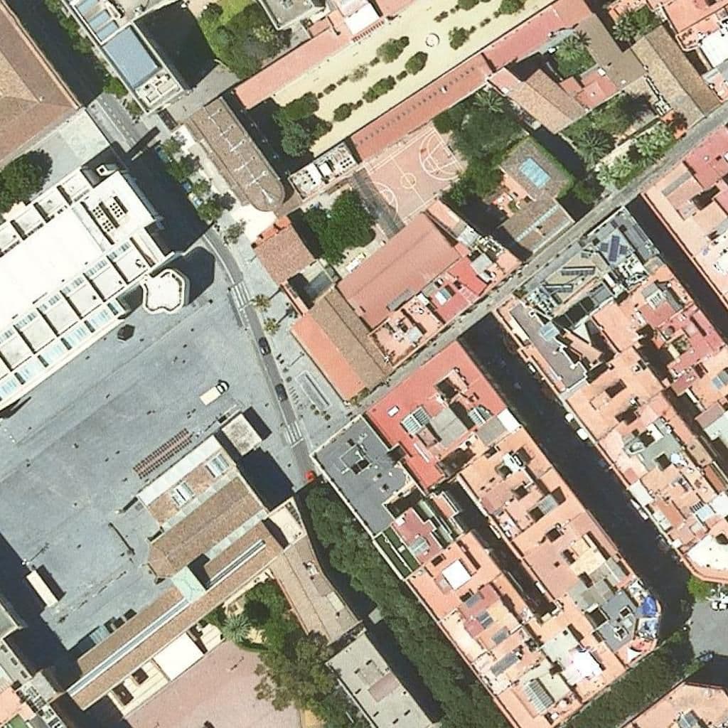 Aerial view of the grounds of Escola Bressol Canigó