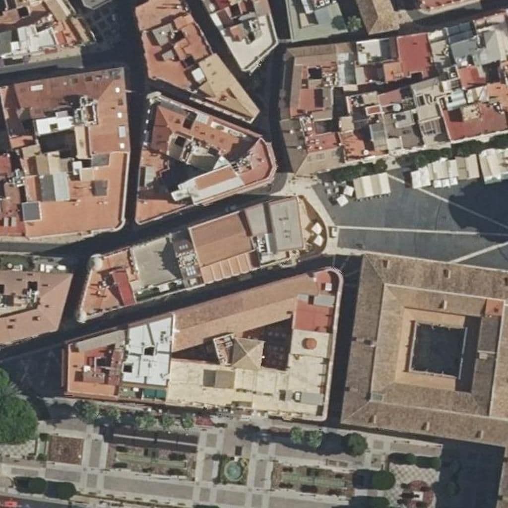 Aerial view of the grounds of CENTRO INTEGRADO DE FORMACIÓN PROFESIONAL ARSENIO SÁNCHEZ (FREMM)