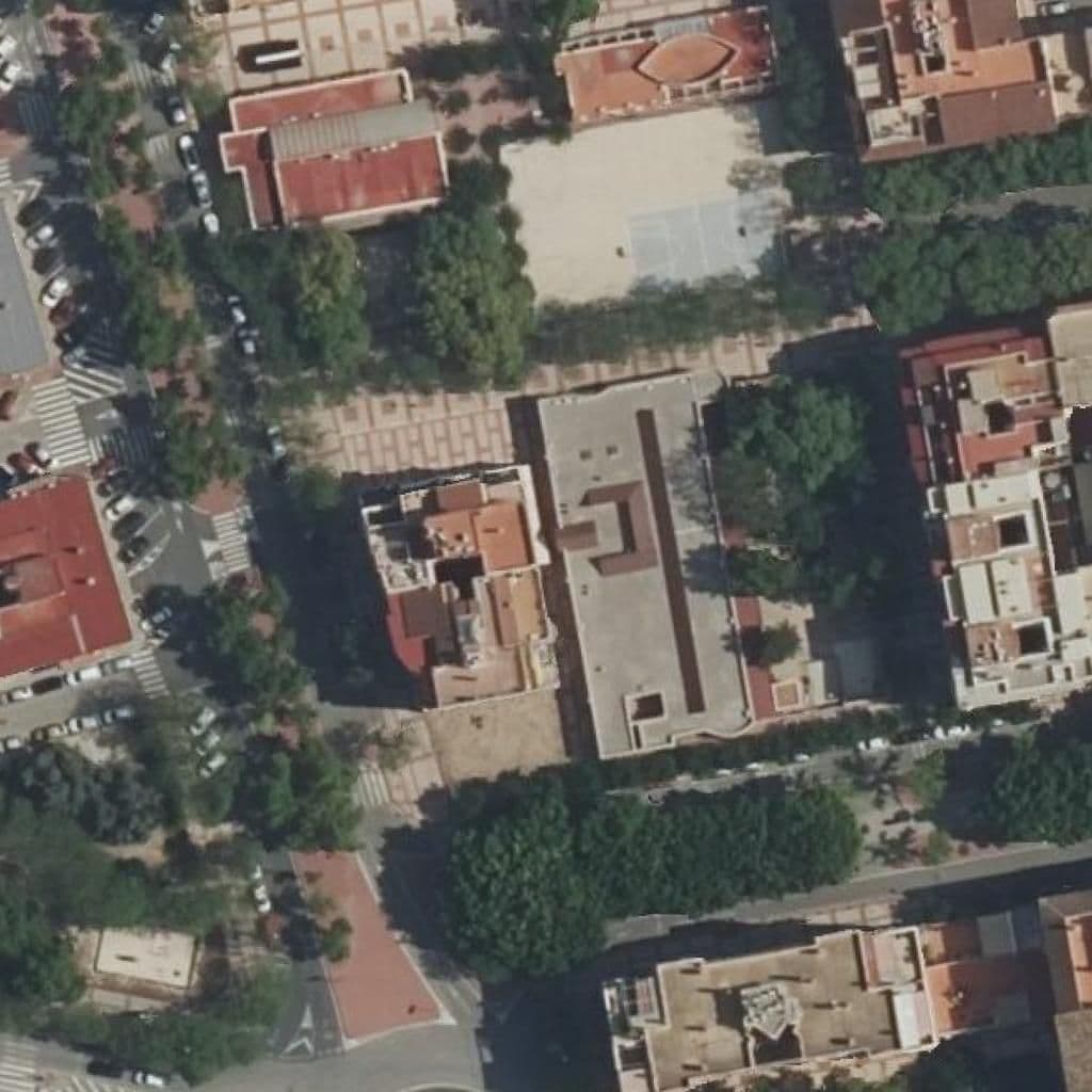 Вид згори на територію школи «ESCUELA MURCIANA DE PRIMERA INFANCIA»