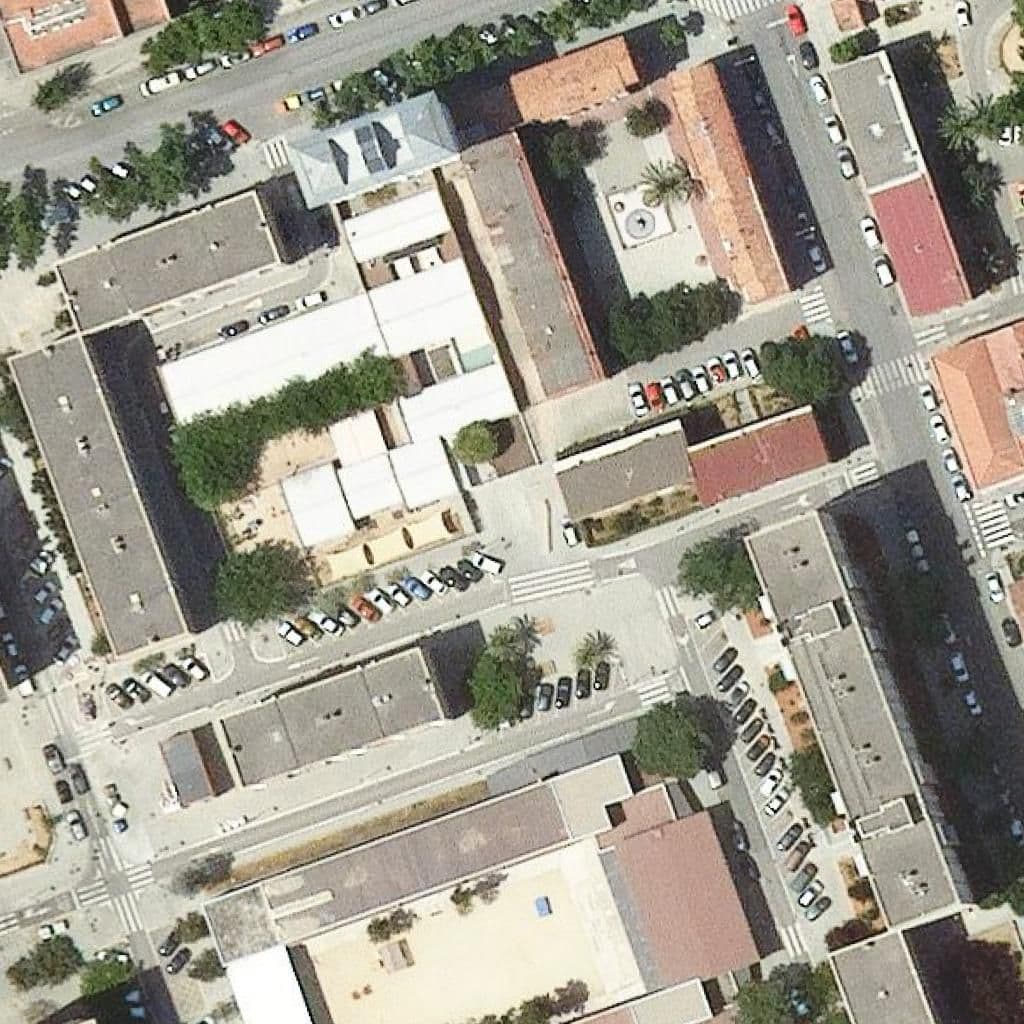 Aerial view of the grounds of Escola Bressol Espronceda