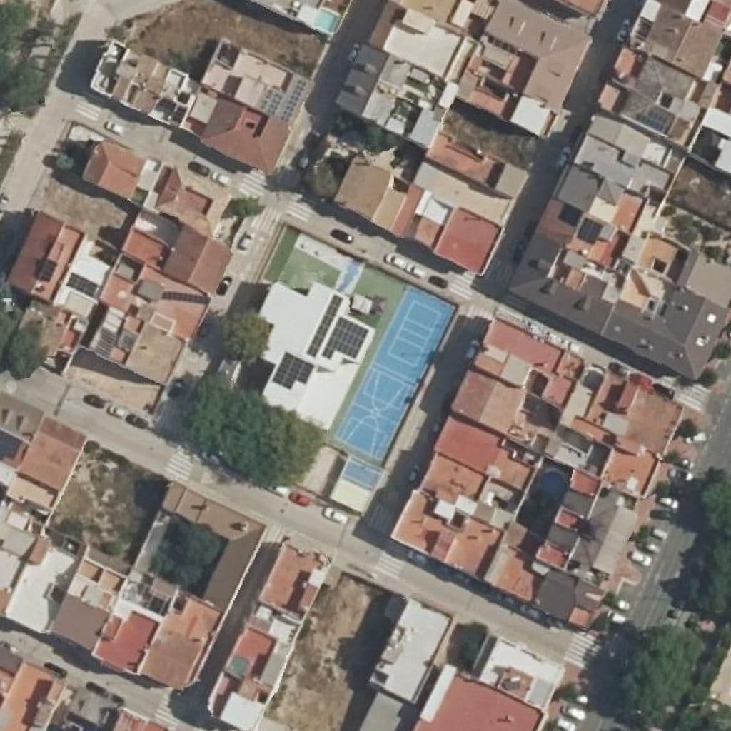 Вид згори на територію школи «EL PUNTAL»