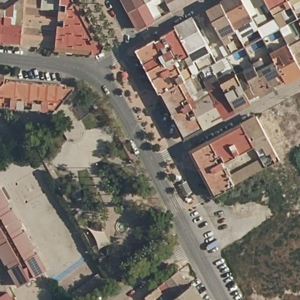 Вид сверху на территорию школы «SAN JOSÉ DE CALASANZ»