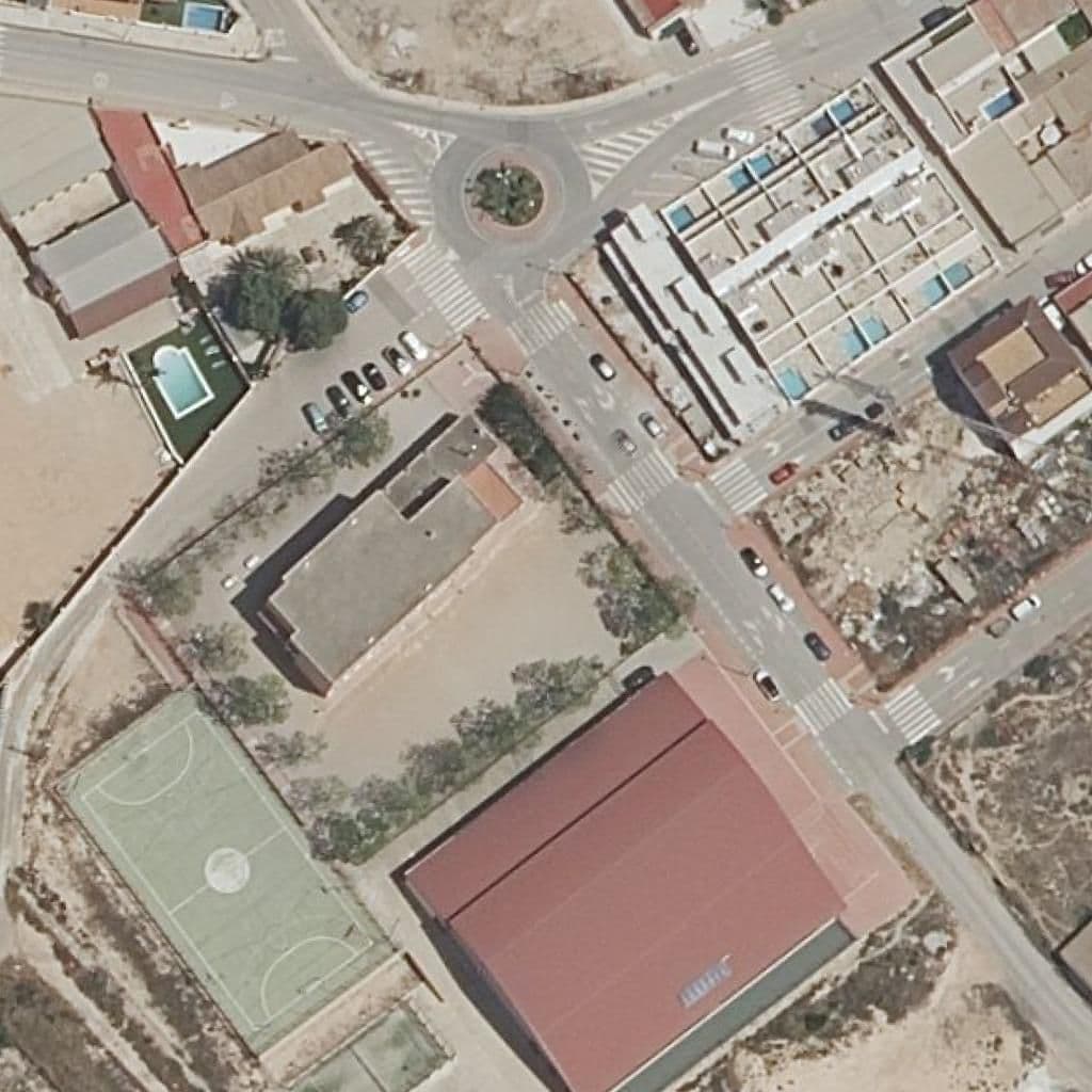 Aerial view of the grounds of AVILESES
