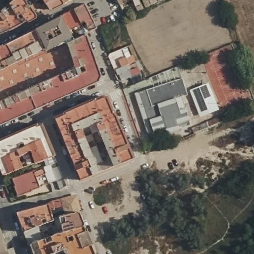 Aerial view of the grounds of PINTOR PEDRO FLORES