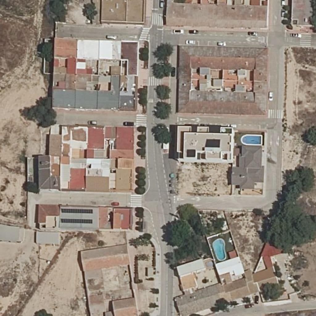 Aerial view of the grounds of NTRA. SRA. DEL CARMEN