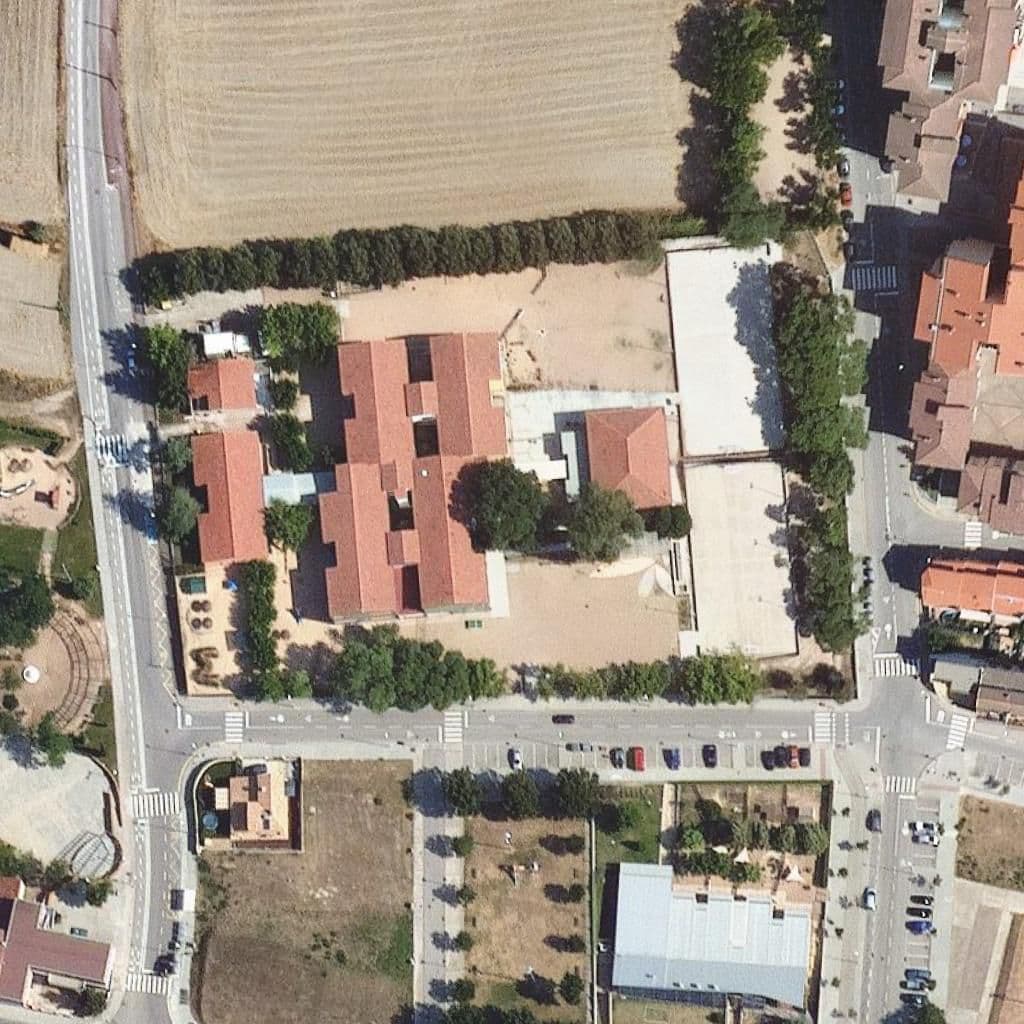 Вид згори на територію школи «Llar D'infants De La Serra De Sanferm»