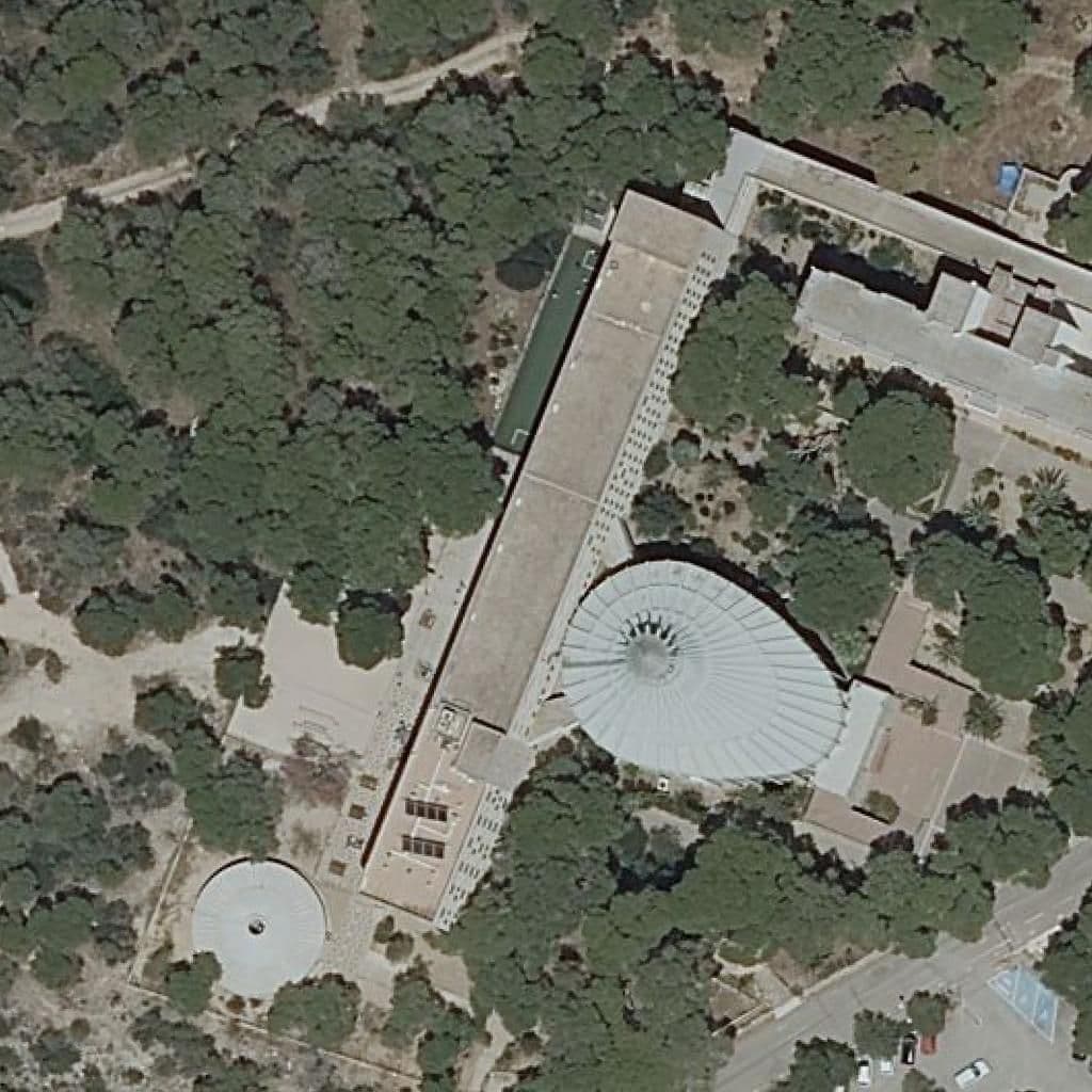 Aerial view of the grounds of DEUTSCHE SCHULE MALLORCA,EUROCAMPUS