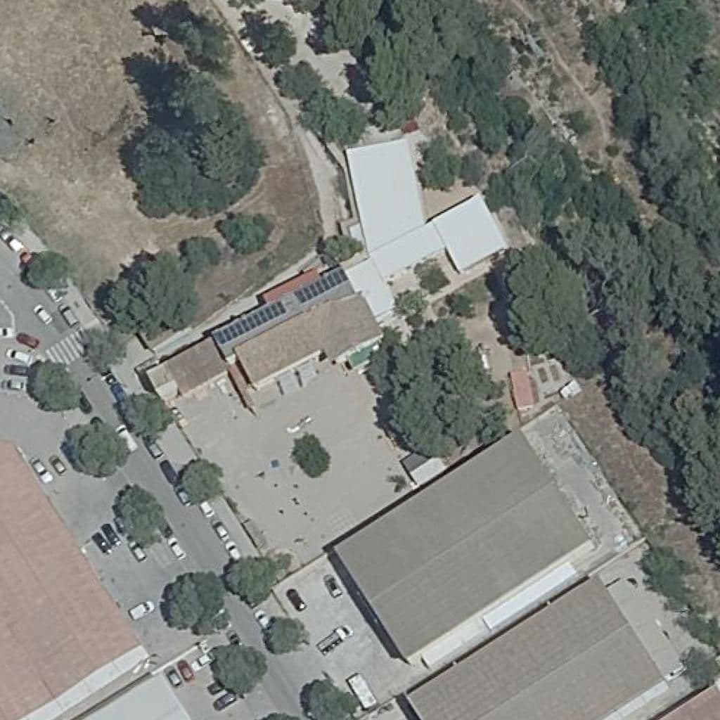 Aerial view of the grounds of NAU ESCOLA