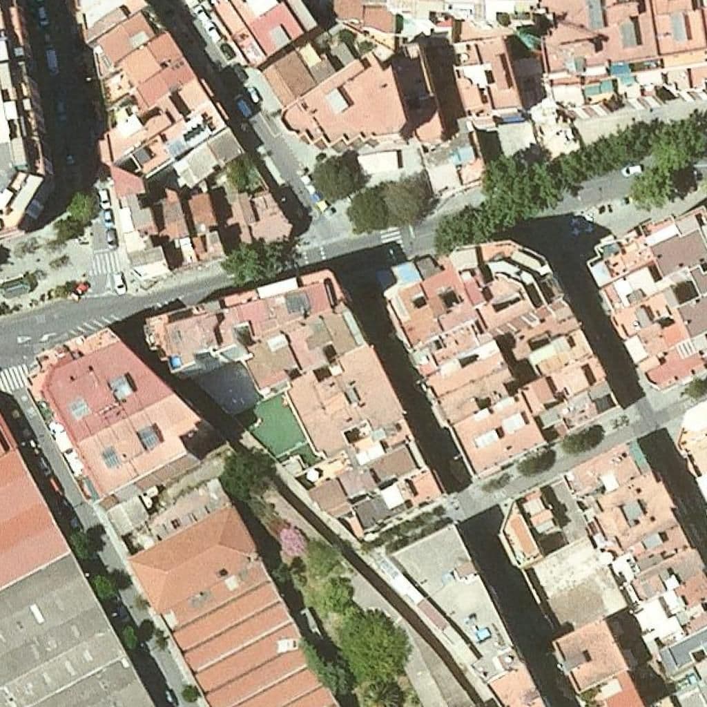 Aerial view of the grounds of Lli Privada L'estrella