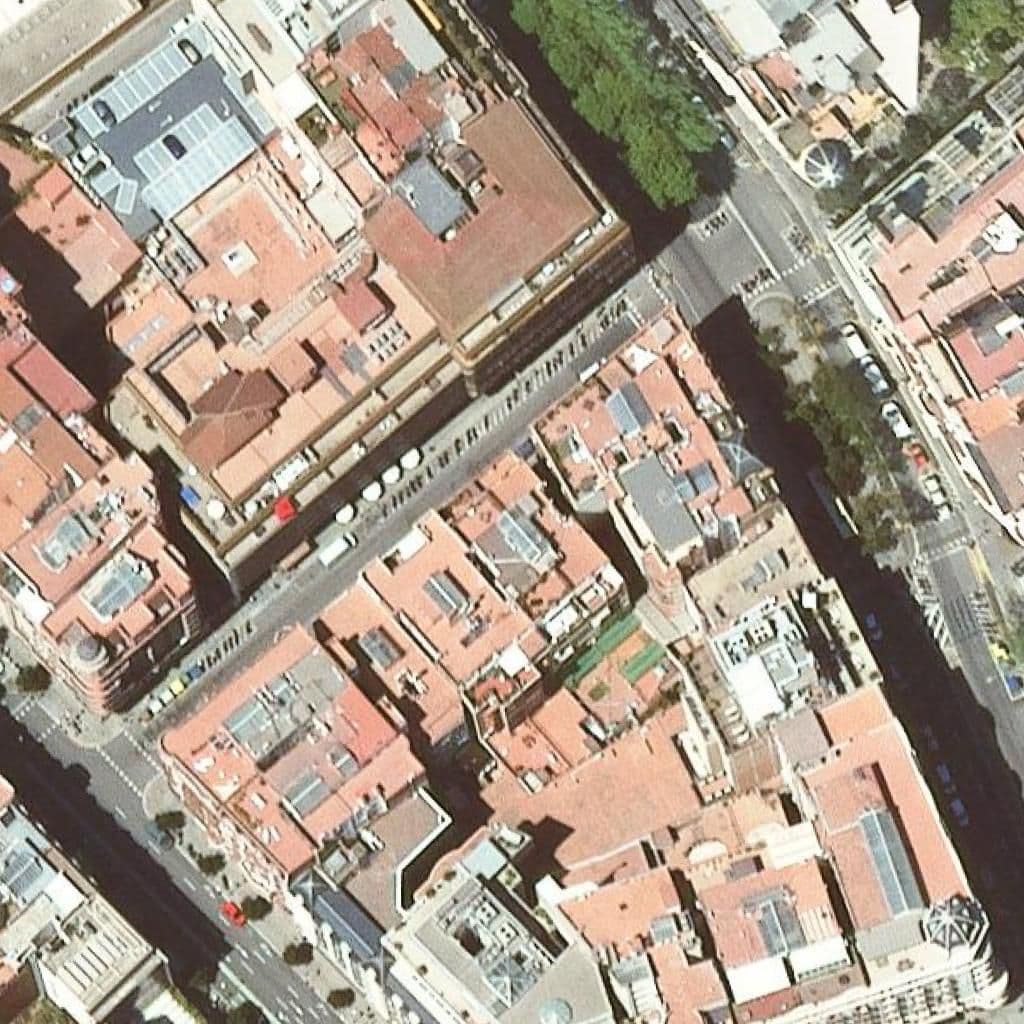 Aerial view of the grounds of Mainada