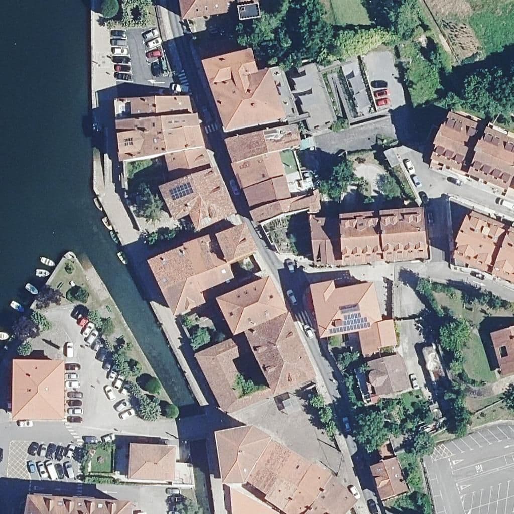 Aerial view of the grounds of SAN VICENTE DE PAUL