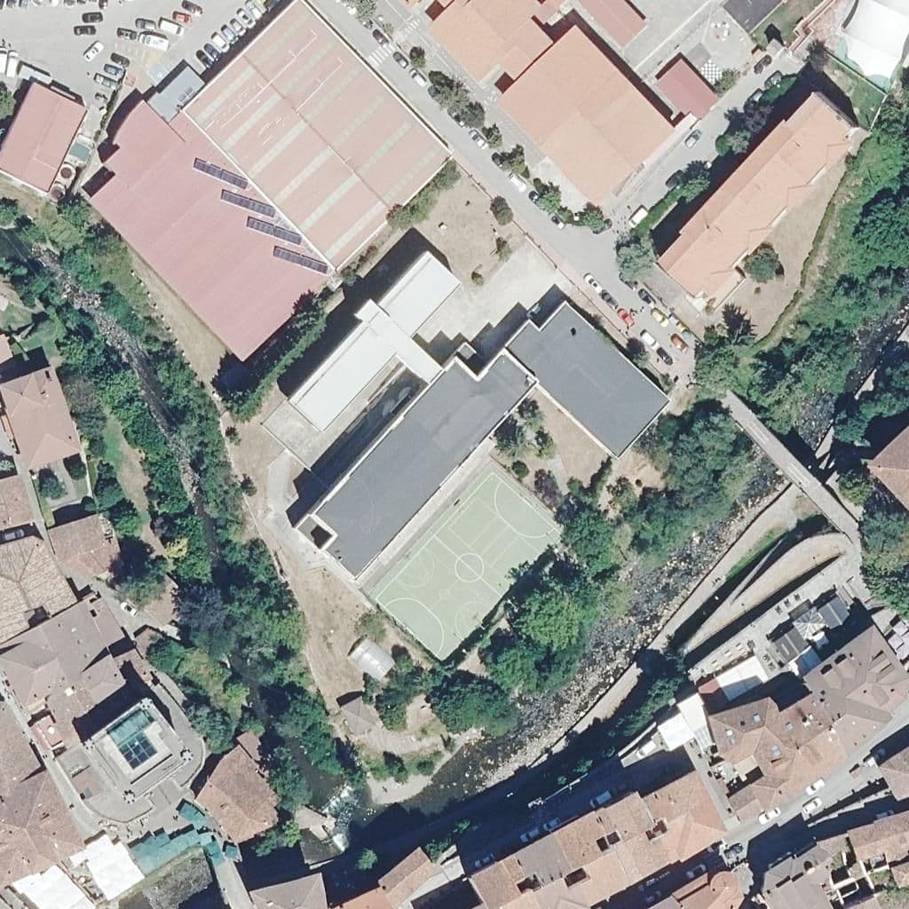 Aerial view of the grounds of JESUS DE MONASTERIO