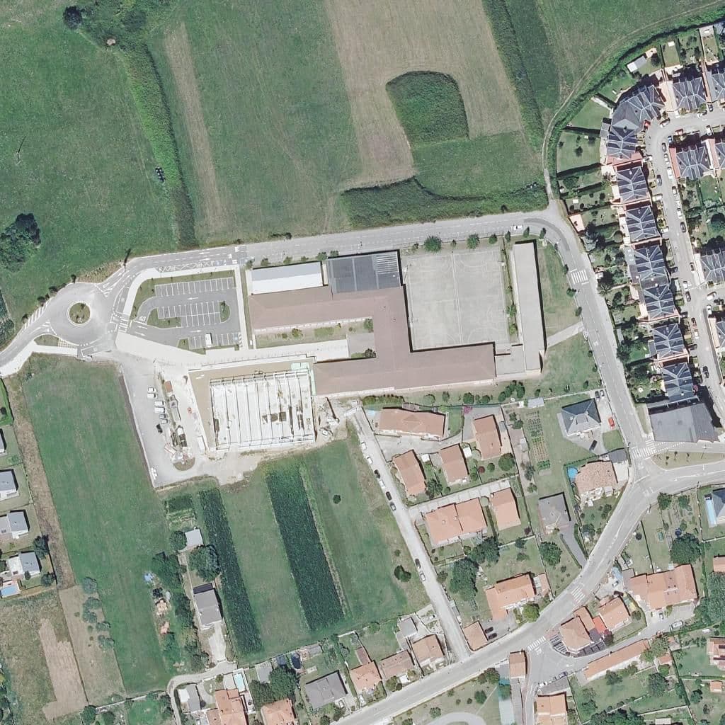 Aerial view of the grounds of LA MARINA
