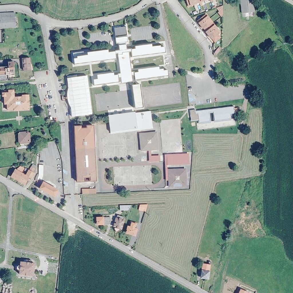 Aerial view of the grounds of GERARDO DIEGO