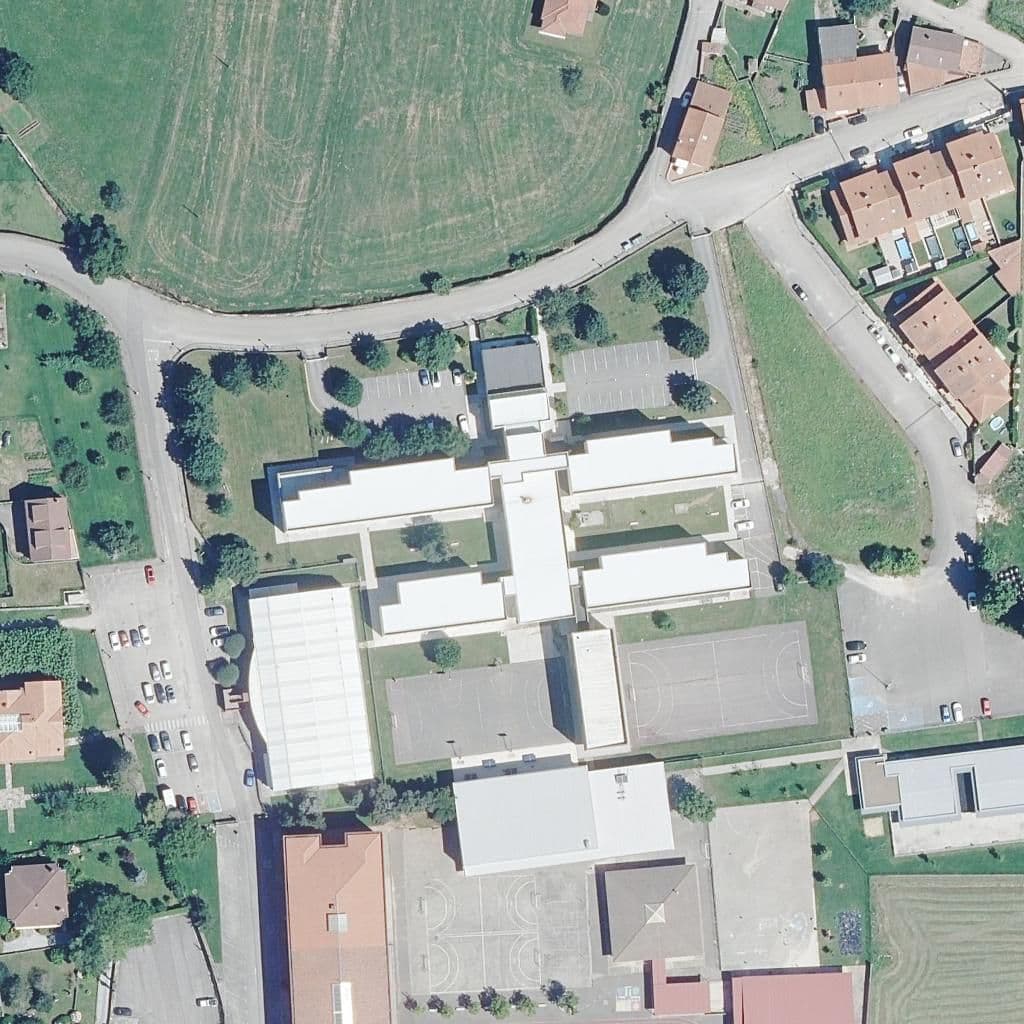 Aerial view of the grounds of LOPE DE VEGA