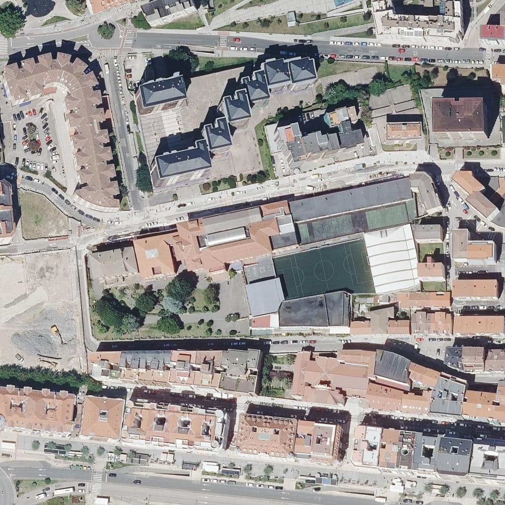 Aerial view of the grounds of MARIA REINA INMACULADA