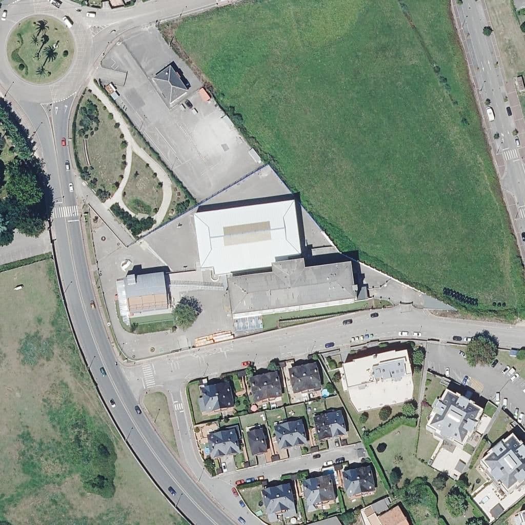 Aerial view of the grounds of VERDEMAR