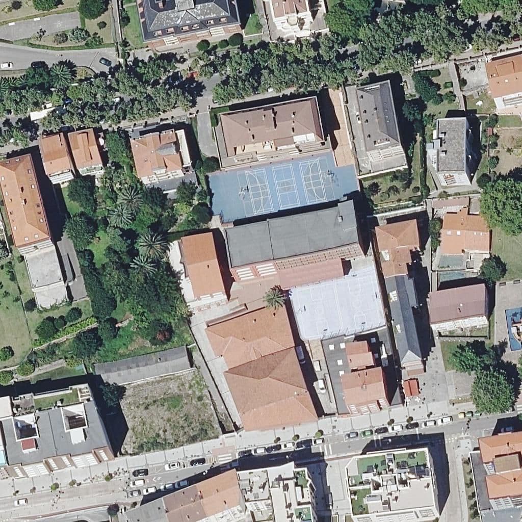 Aerial view of the grounds of CASTROVERDE