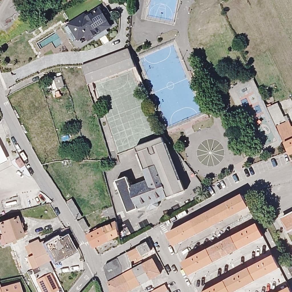 Aerial view of the grounds of CENTRO SOCIAL BELLAVISTA JULIO BLANCO