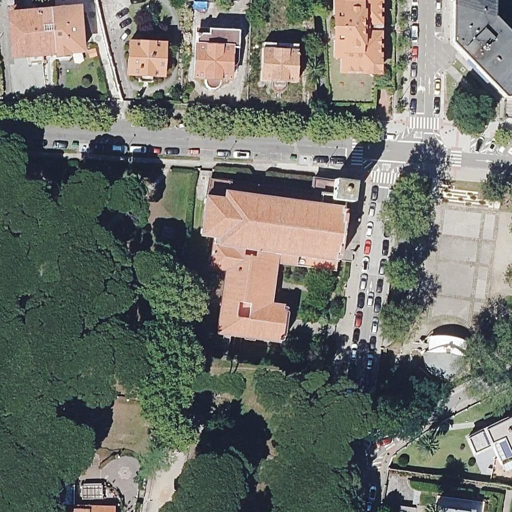 Вид сверху на территорию школы «SAN ROQUE-LOS PINARES»