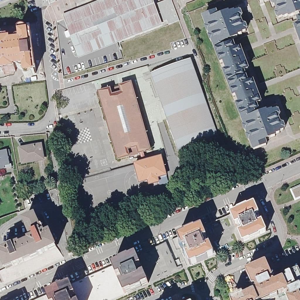 Aerial view of the grounds of MANUEL LLANO