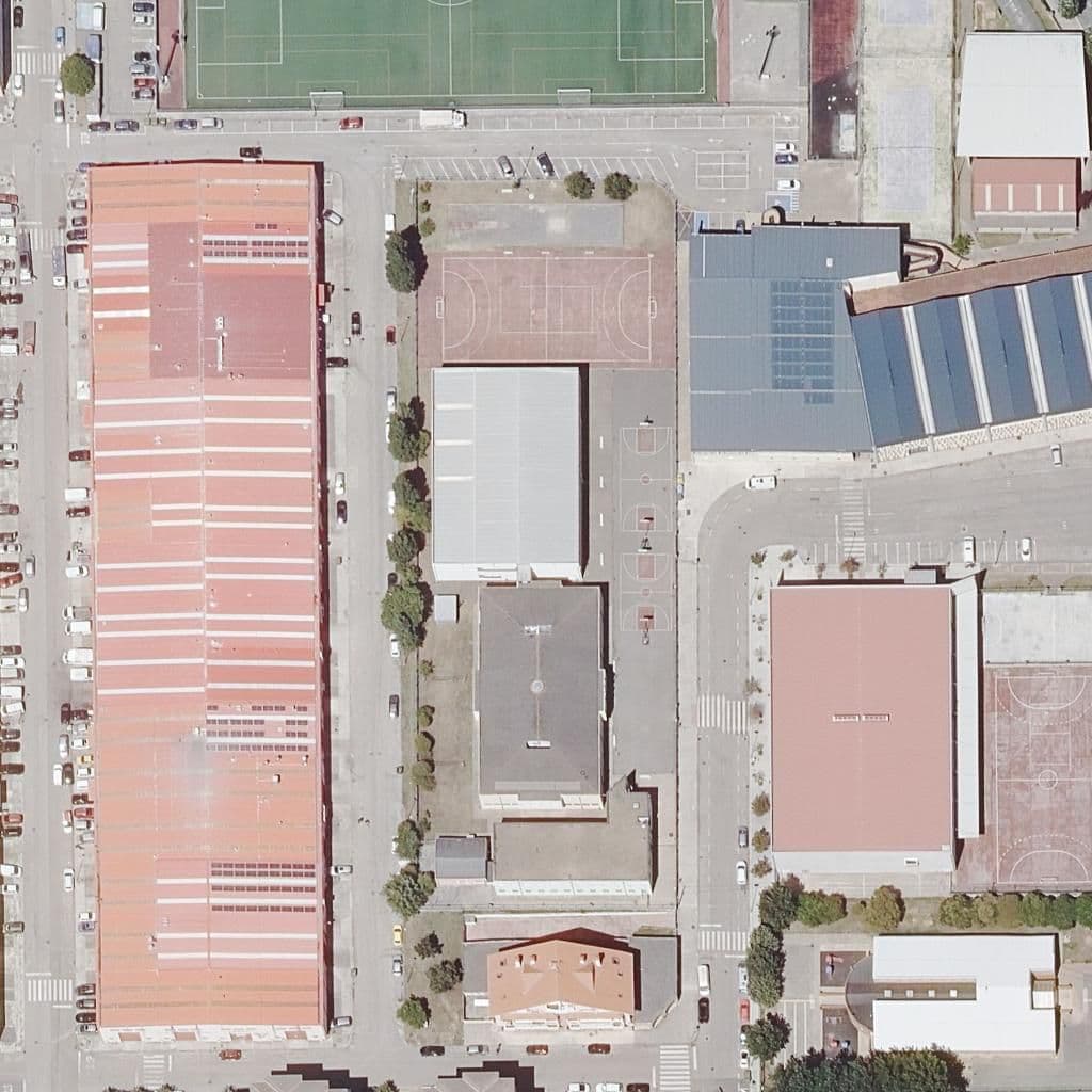 Aerial view of the grounds of MARISMAS