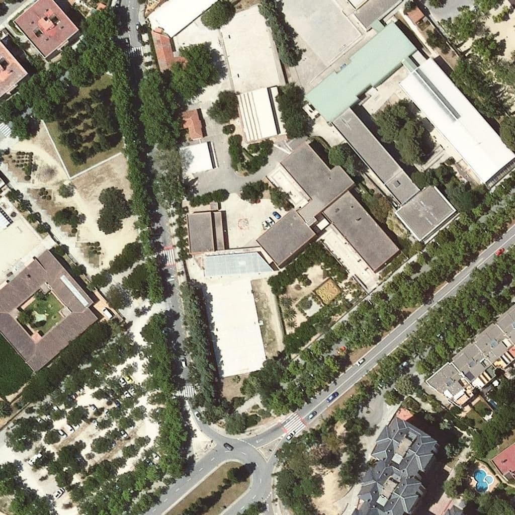 Aerial view of the grounds of Delta - Espiga