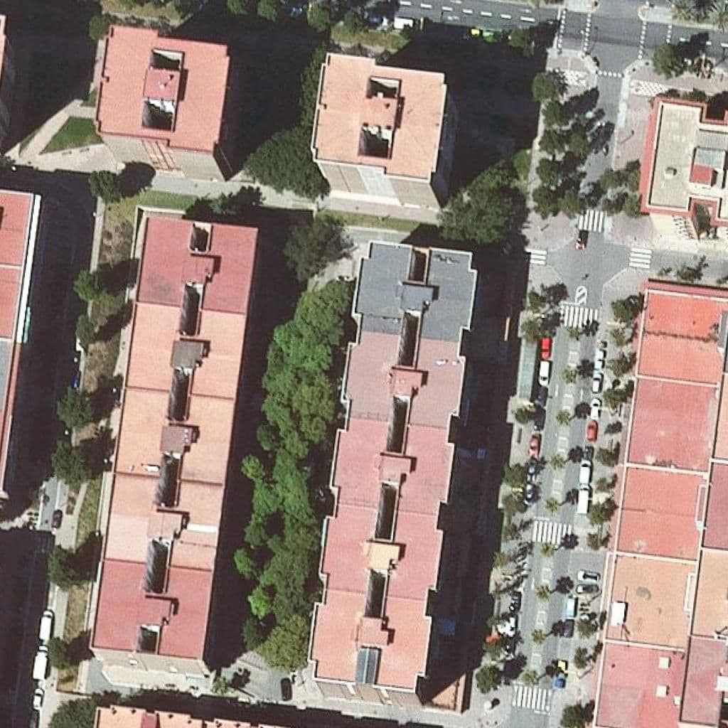 Aerial view of the grounds of Lli Privada Molina Blau