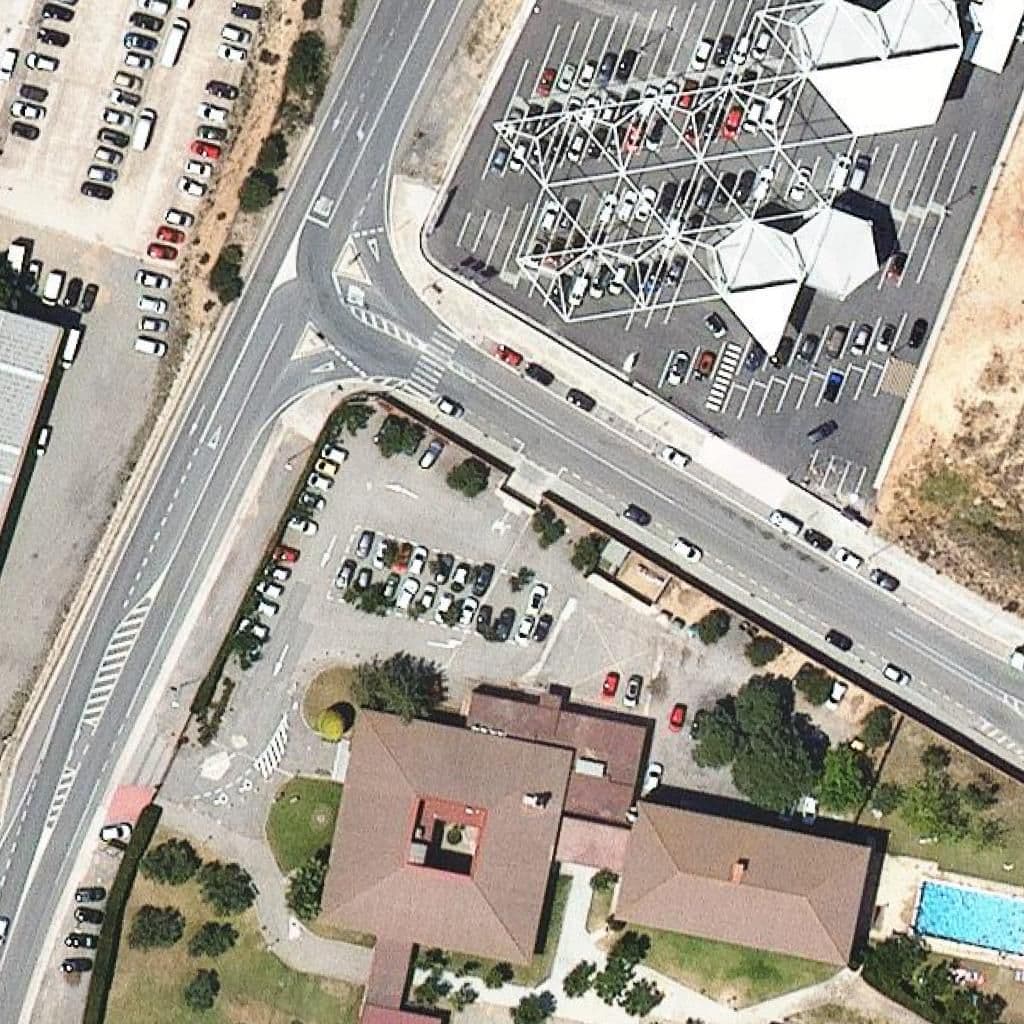 Aerial view of the grounds of Institució Tarragona