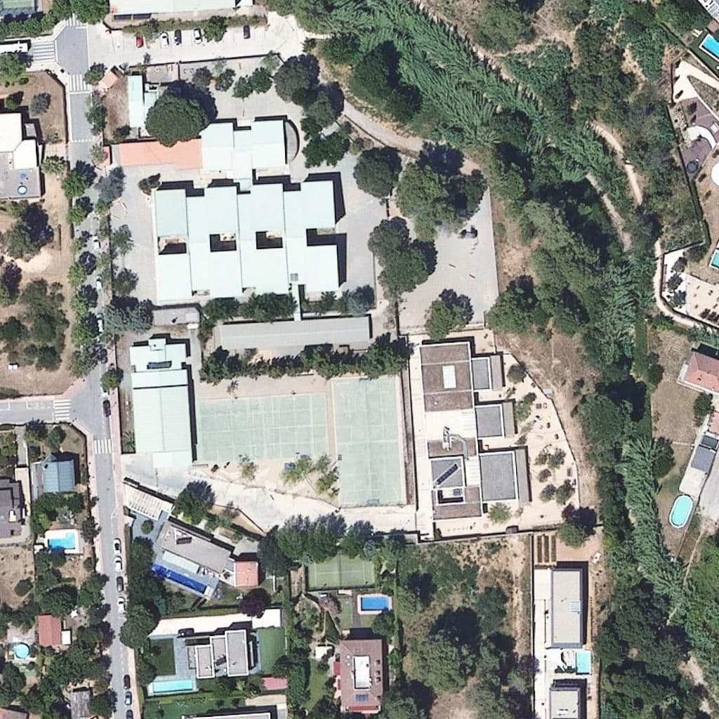 Aerial view of the grounds of Escola Bressol De Valldoreix