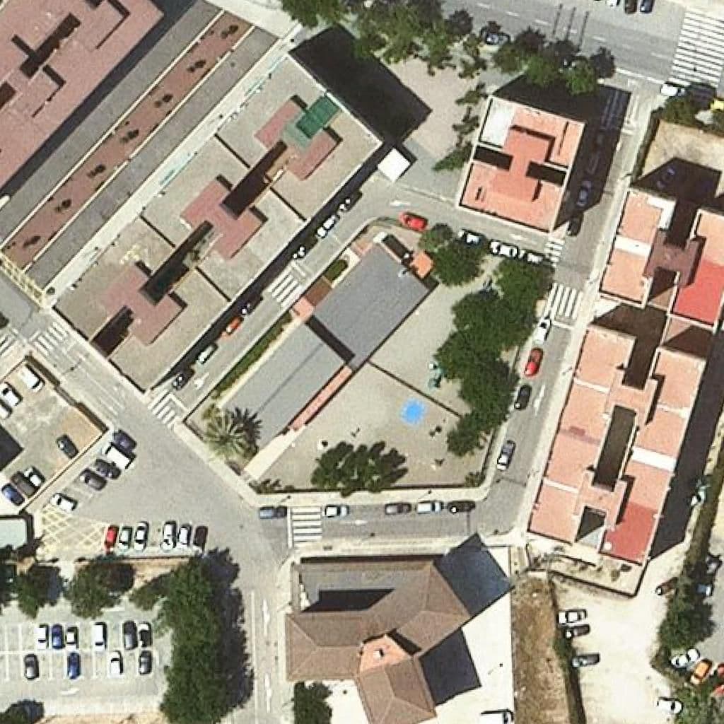 Aerial view of the grounds of Llar D'infants La Baldufa