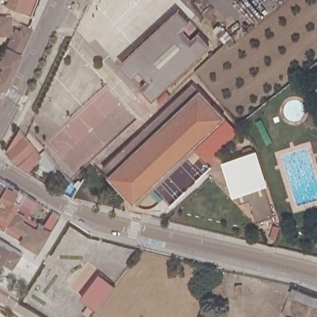 Aerial view of the grounds of NTRA.SRA.SOLEDAD