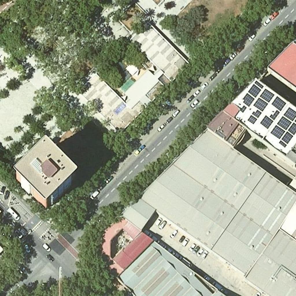 Aerial view of the grounds of Escola Bressol Municipal Dolors Canals