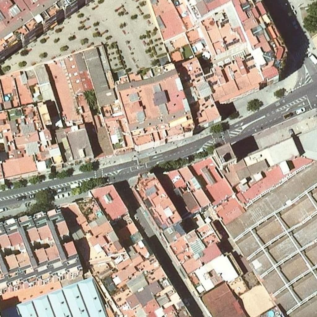 Aerial view of the grounds of Lli Privada La Pau Santa Eulàlia