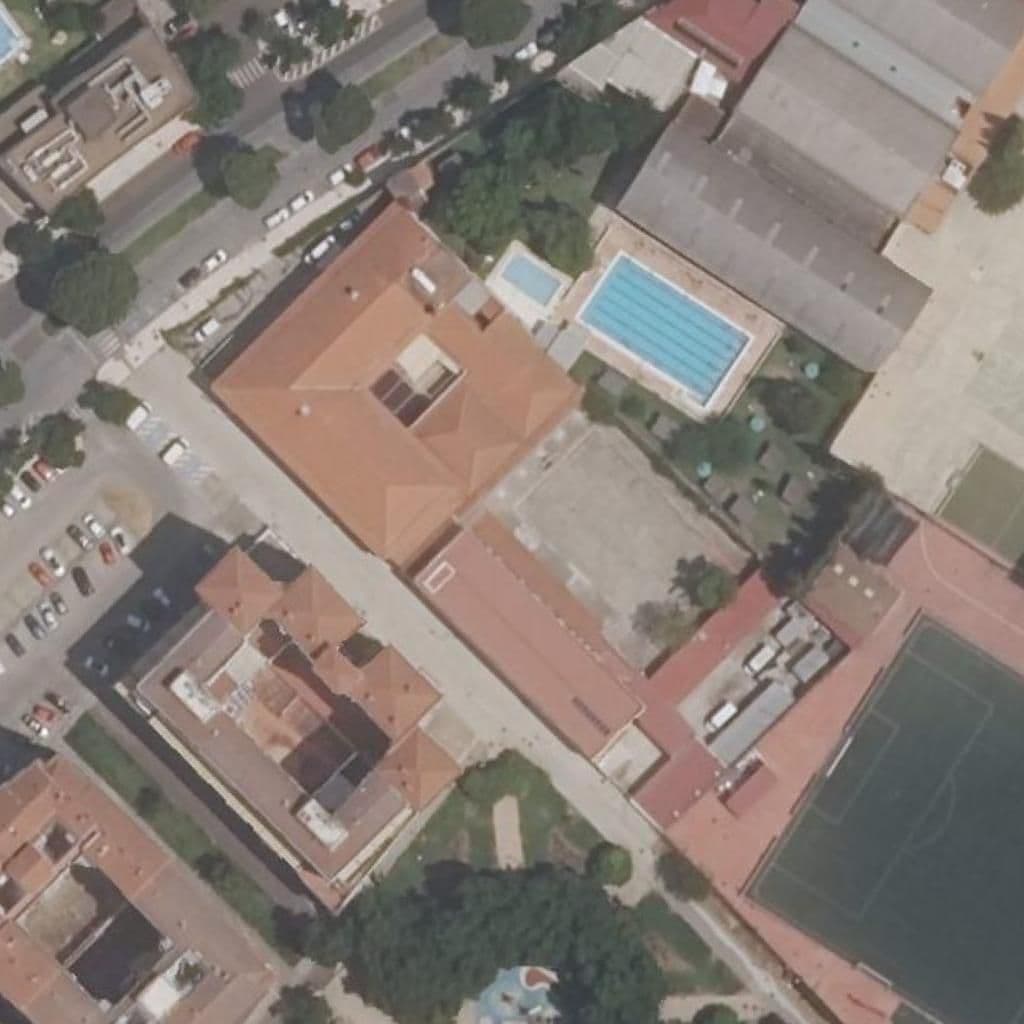 Aerial view of the grounds of NTRA.SRA.DE LA LUZ