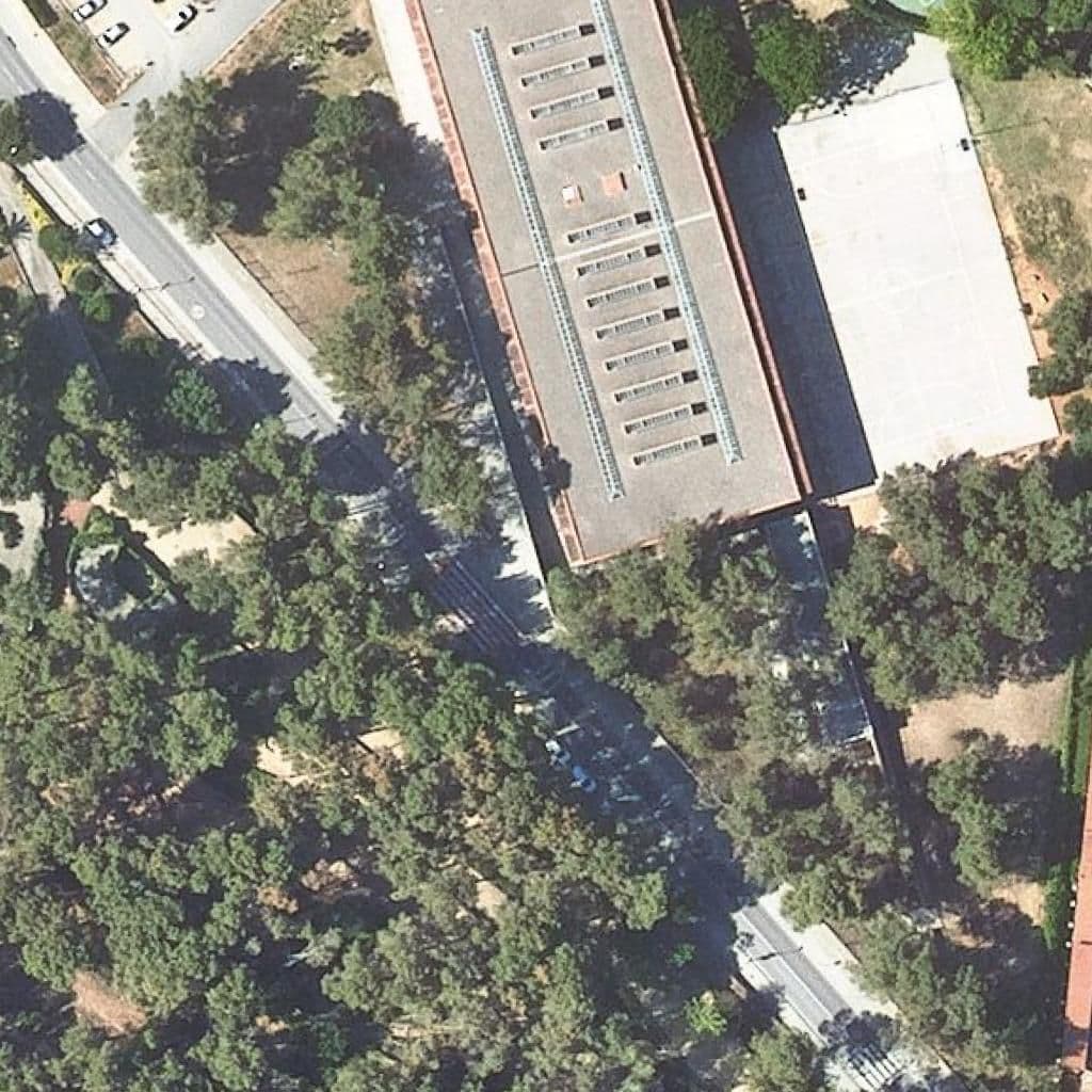 Aerial view of the grounds of Institut Mediterrània
