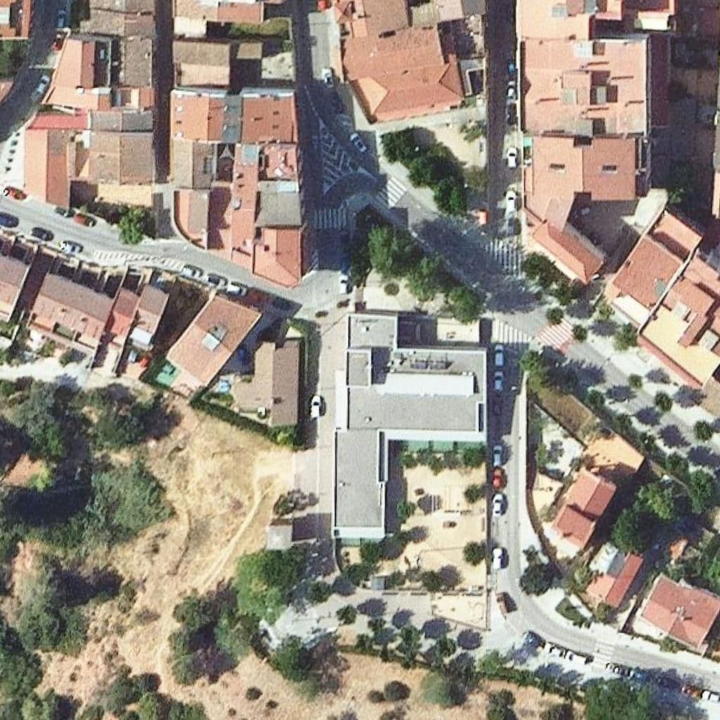 Aerial view of the grounds of Escola Bressol La Caseta