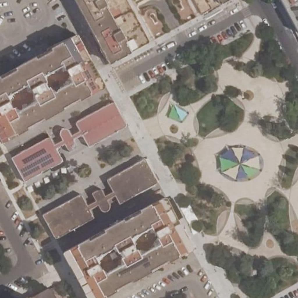 Aerial view of the grounds of VISIBEL FORMACIÓN