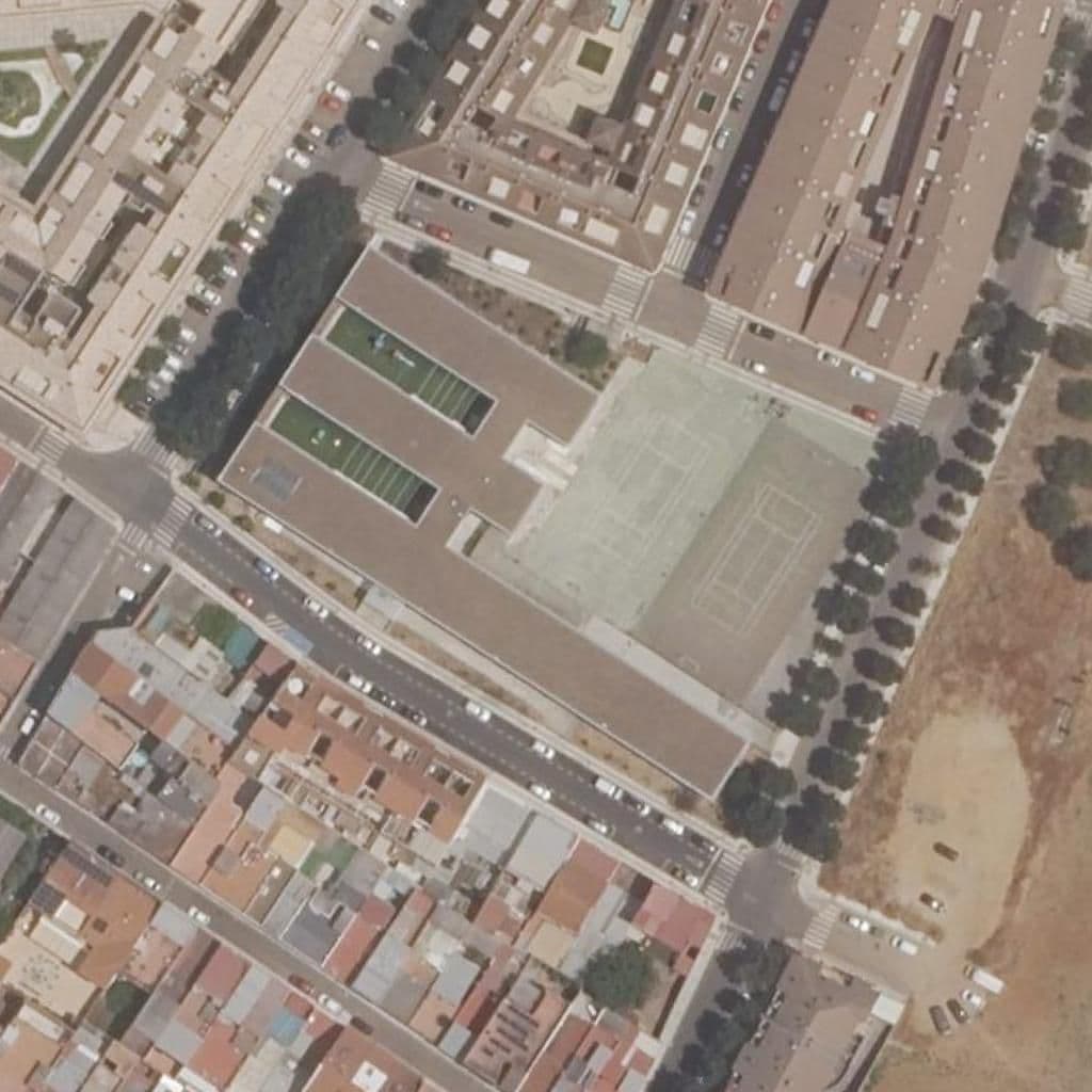 Aerial view of the grounds of BILINGÜE CIUDAD DE BADAJOZ