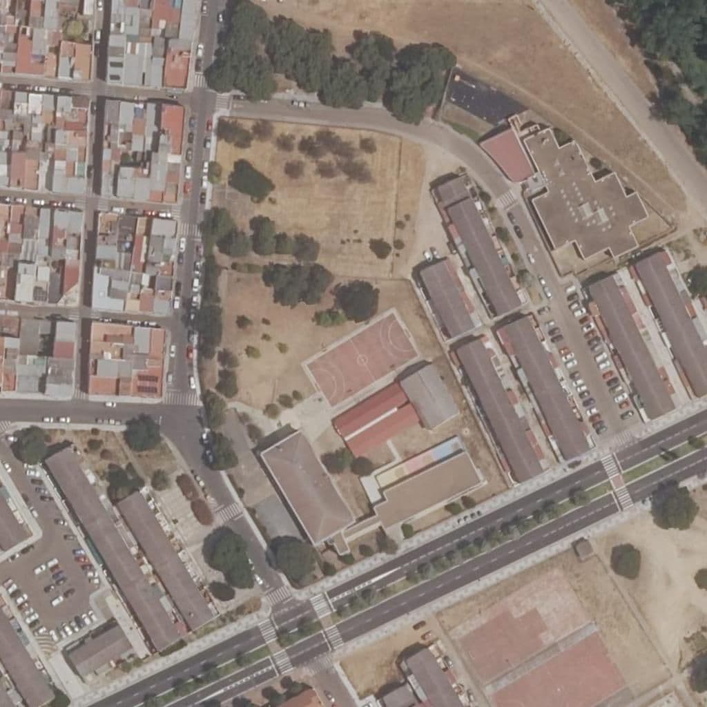 Aerial view of the grounds of CERRO DE REYES