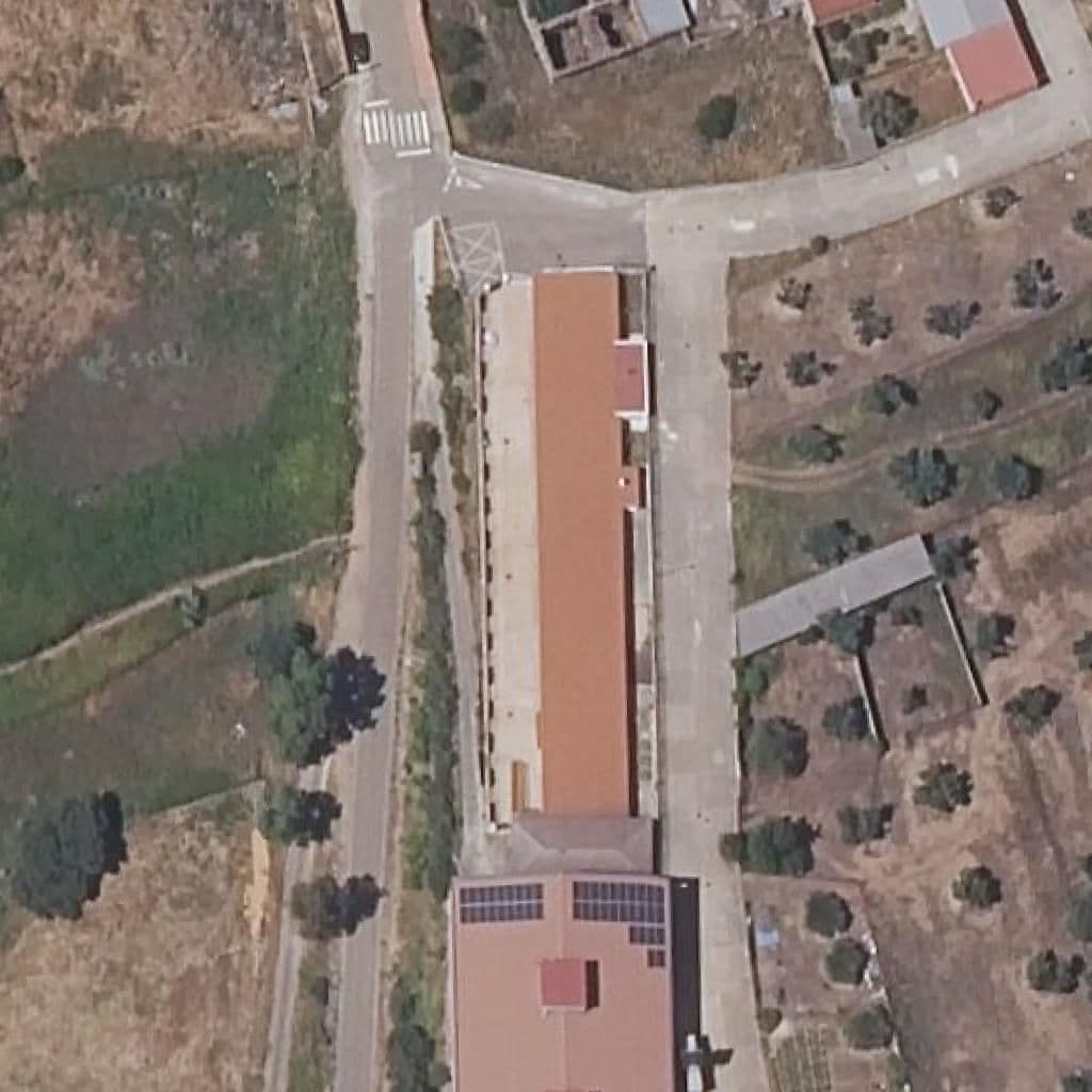 Aerial view of the grounds of CARLOS V