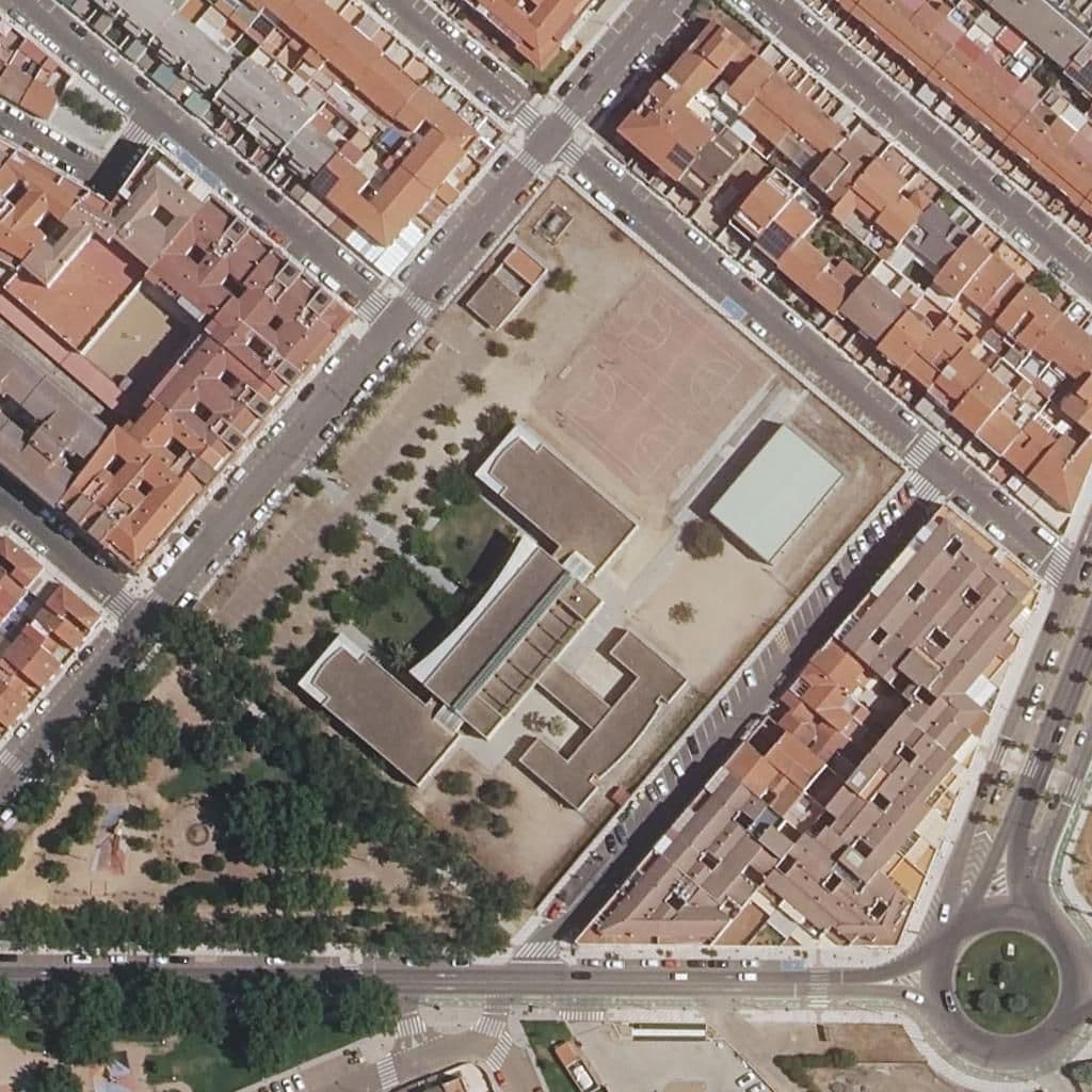 Aerial view of the grounds of JOSE MANZANO