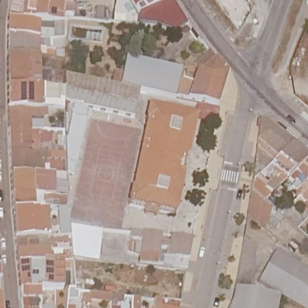 Aerial view of the grounds of SAN JOSE
