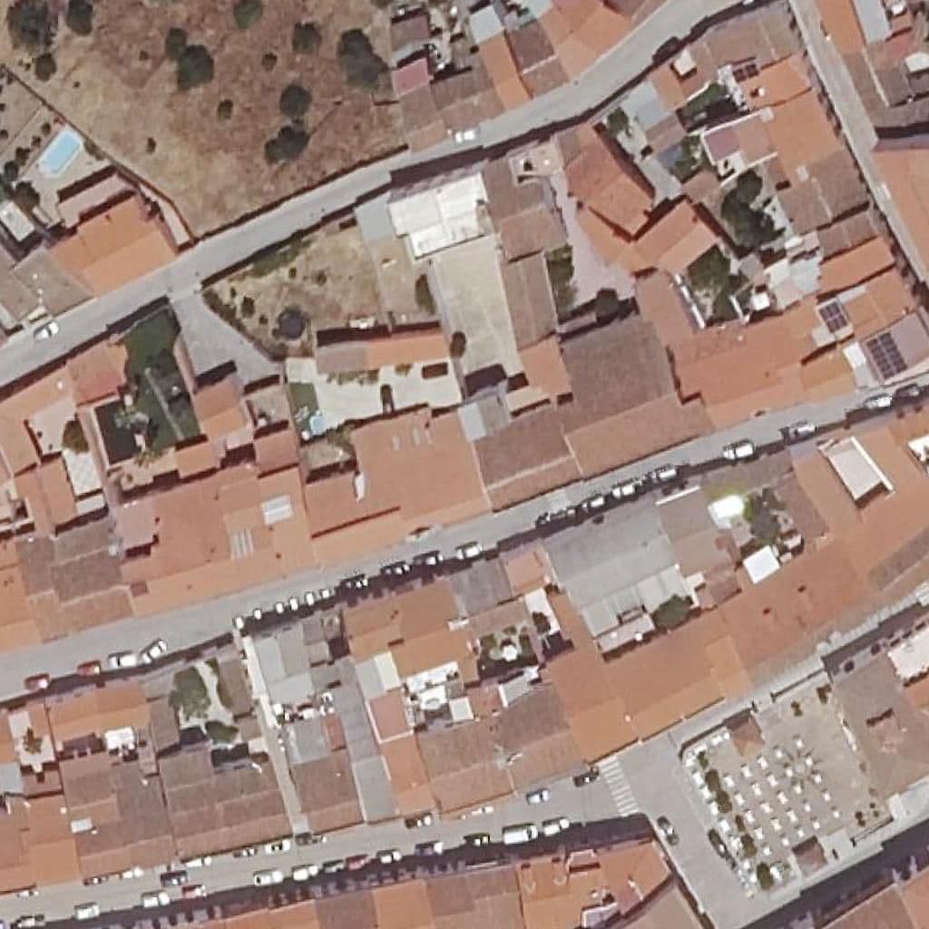 Aerial view of the grounds of CRISTO CRUCIFICADO