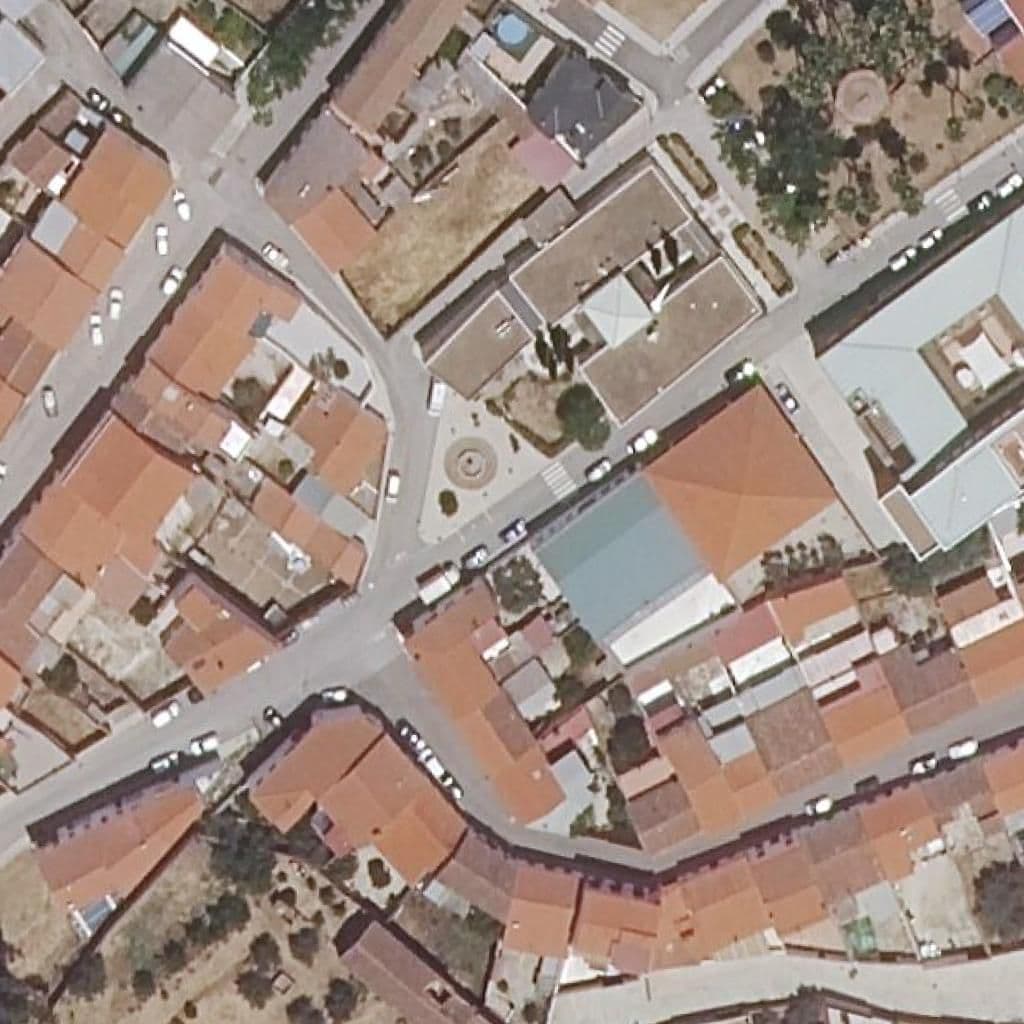 Aerial view of the grounds of HORNACHOS